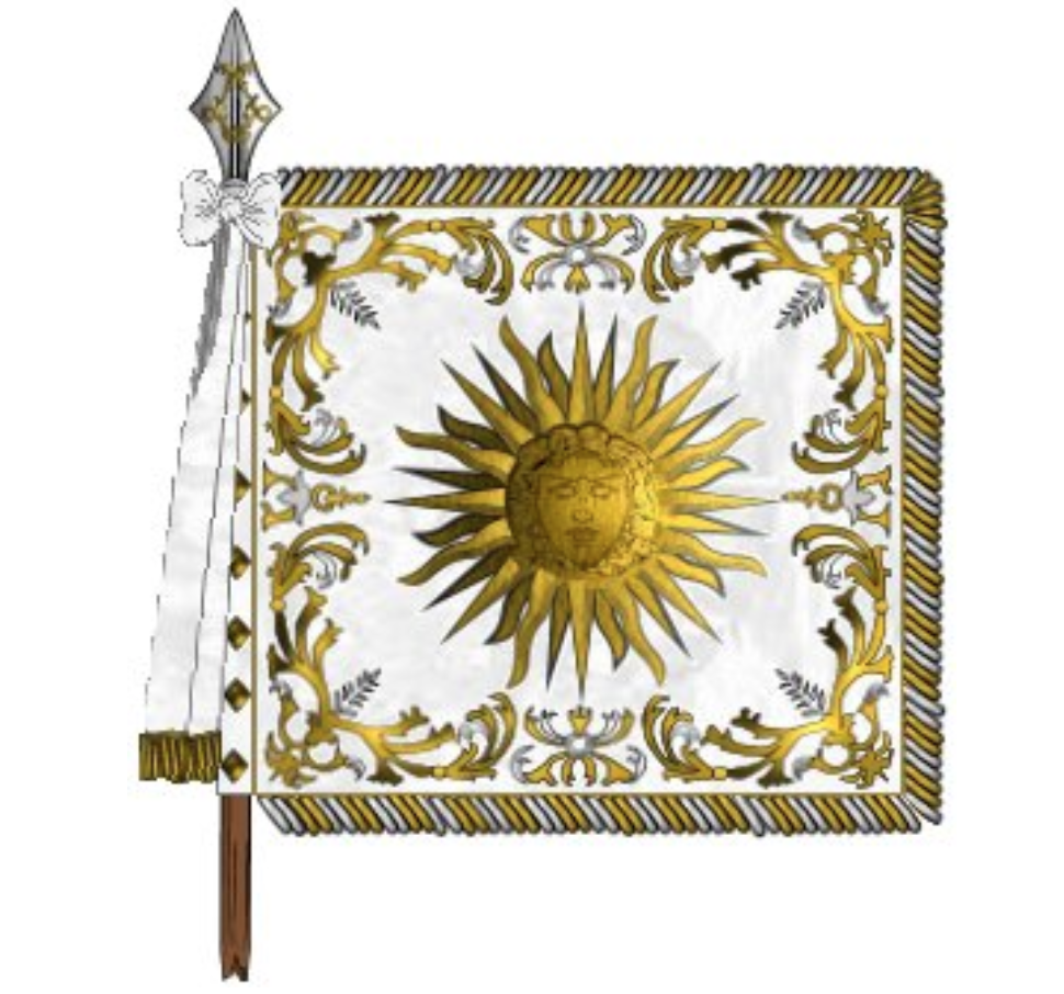Standard of the "Scottish company", the 1st company of the Royal Garde du Corps