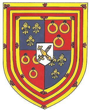 Hugh Montgomery of Grey Abbey coat of arms