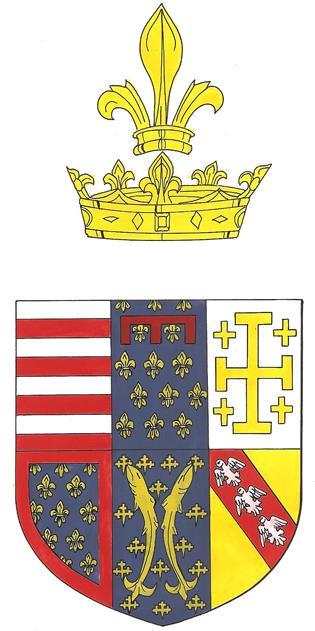 Rene I King of Jerusalem and the 2 Sicilies coat of arms